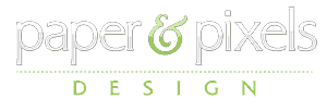 Paper & Pixels Design Logo
