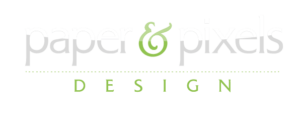 Paper & Pixels Design Logo
